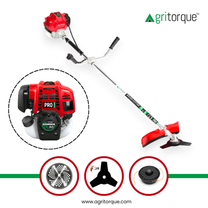 agrtorque brush cutter tx-50 pro side pack attachment
