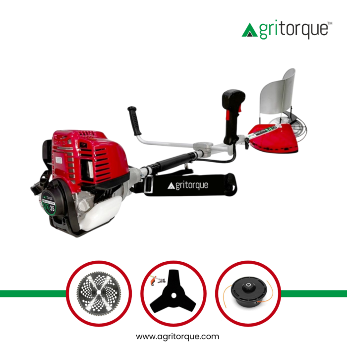 agritorque tx-35 pro sidepack brush cutter attachment