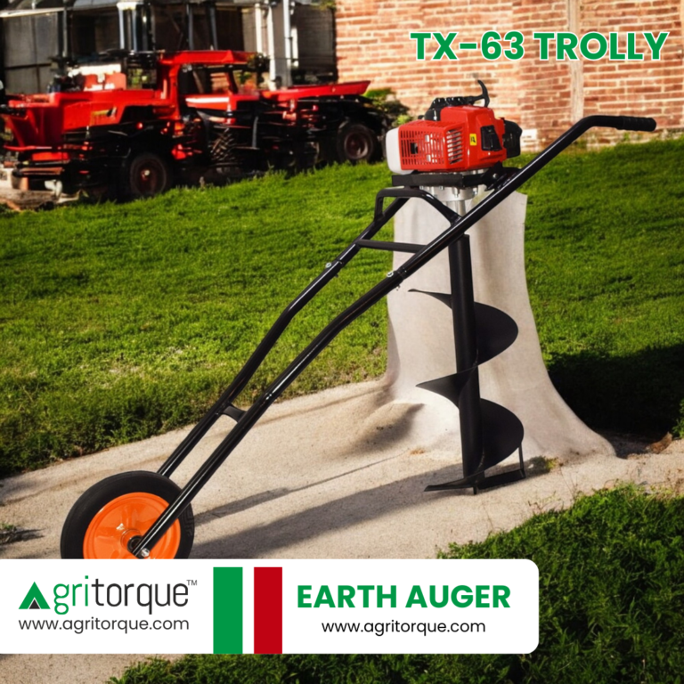 agritorque tx-63 trolly type 63 cc 2stroke earth auger