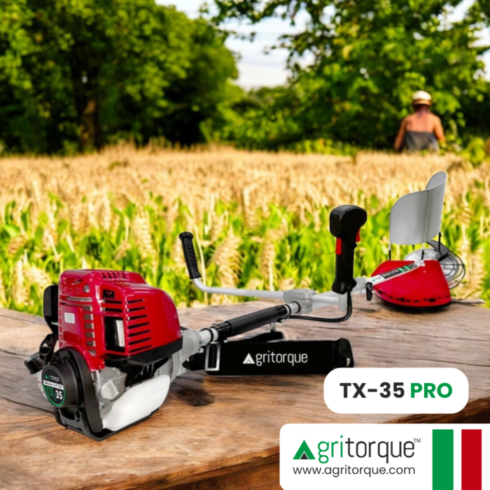 agritorque tx-35 pro sidepack brush cutter